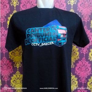 contoh hasil sablon kaos satuan dengan DTF DTG polyflex satuan dan lusinan