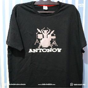 contoh sablon kaos satuan DTF DTG Polyflex terdekat jakarta bekasi