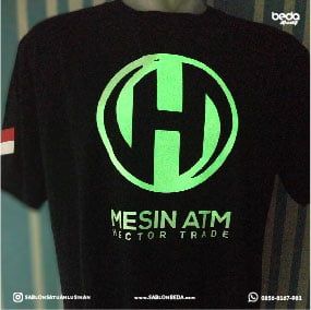 contoh sablon kaos satuan DTF DTG Polyflex terdekat jakarta bekasi