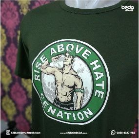 contoh sablon kaos satuan DTF DTG Polyflex terdekat jakarta bekasi