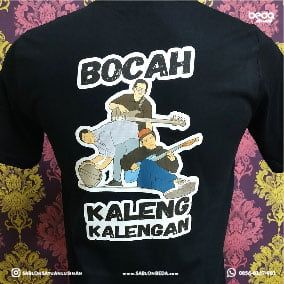 contoh sablon kaos satuan DTF DTG Polyflex terdekat jakarta bekasi