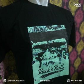 contoh sablon kaos satuan DTF DTG Polyflex terdekat jakarta bekasi