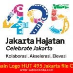 Download Gratis Desain Logo HUT 495 Jakarta dan Kaos file Coreldraw dan PNG