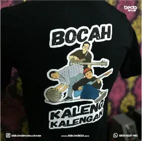 contoh sablon kaos satuan DTF DTG Polyflex terdekat jakarta bekasi