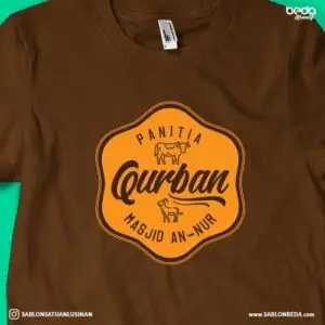 contoh desain kaos panitia qurban keren terbaru