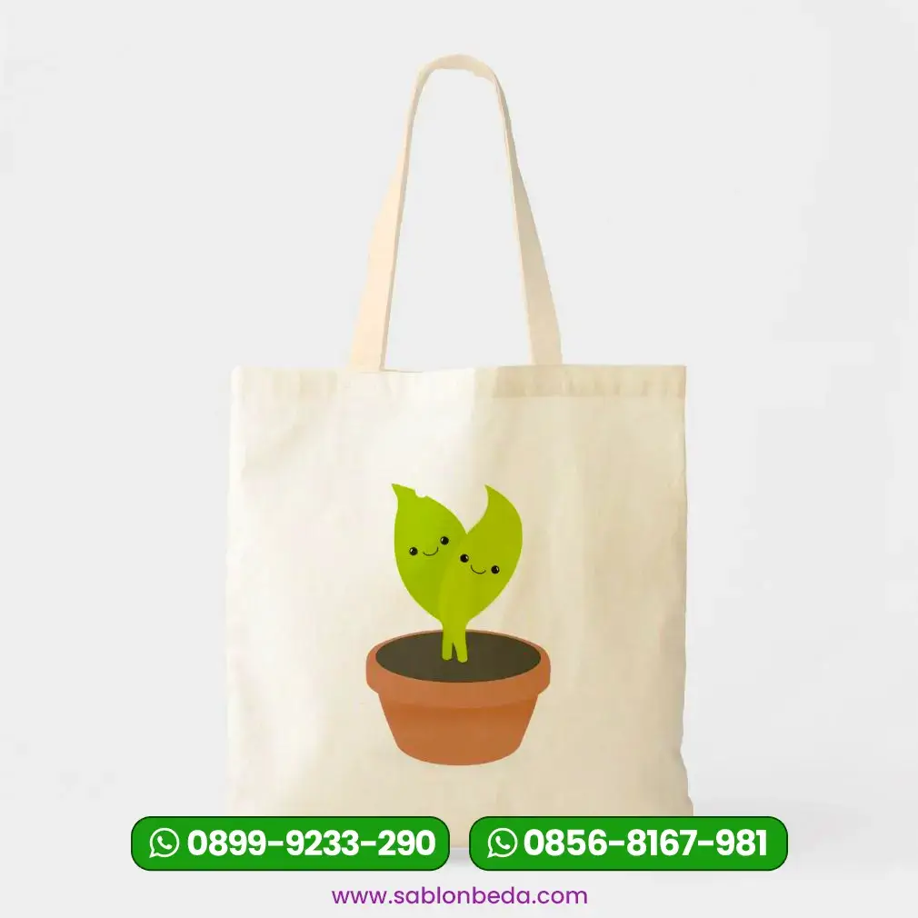 jasa sablon tote bag terdekat di bekasi - jakarta, pengerjaan cepat, kualitas terbaik, harga murah, bisa satuan, logo teks tulisan foto warna bahan canvas