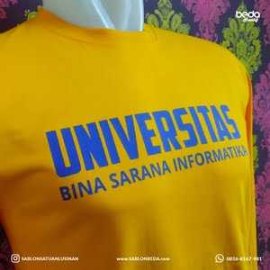 kaos ormik ubsi 2021 kuning semot bsi sablon kaos satuan lusinan sablonbeda